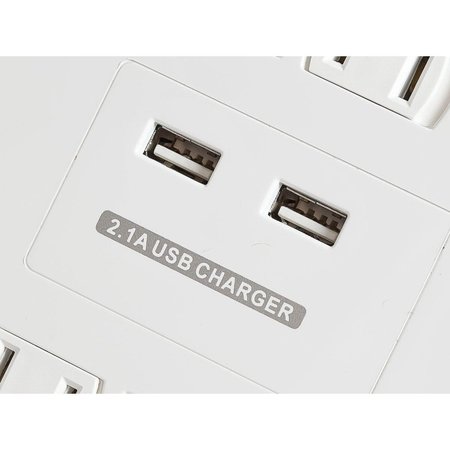 MONOPRICE Power Surge Protector, 2 Usb, 12 Outlet 9202